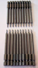 20 ENKAY 3-1/2" PHILLIPS #00 SCREW DRIVER BITS ROUND SHAFT PH00 