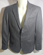 Boggi Giacca uomo taglia 50 100% lana vergine genuine made in Italy gessato