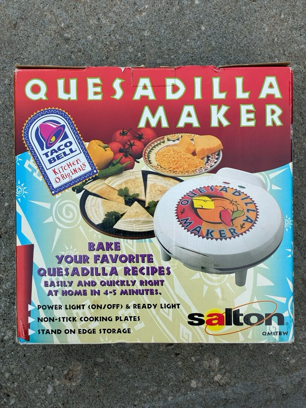 Taco Bell Kitchen Original Quesidilla Maker NIB Vintage 1999 Rare!