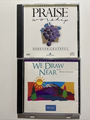 2 CD LOT HOSANNA PRAISE & WORSHIP MARTY NYSTROM FOREVER GRATEFUL WE DRAW NEAR