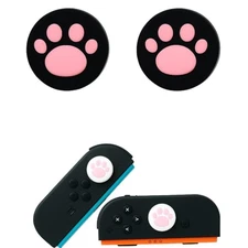 2 Paw Grip Caps for Switch 2 Analog Stick Covers Joy-Con Stick Covers (Scarlet)