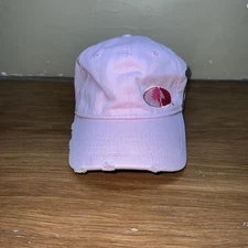 Signature Mossy Oak Women's Cap PINK Distressed