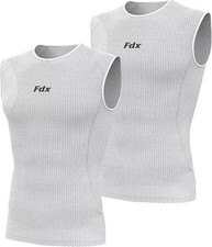 2  Lightweight Mesh Sleeveless Base Layer for Cycling, Running, Gym & Sports uk
