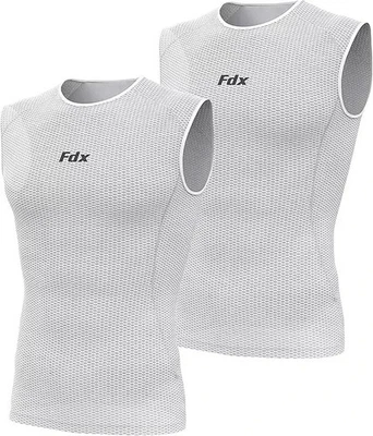 2 Lightweight Mesh Sleeveless Base Layer for Cycling, Running, Gym & Sports uk - Image 1 of 4