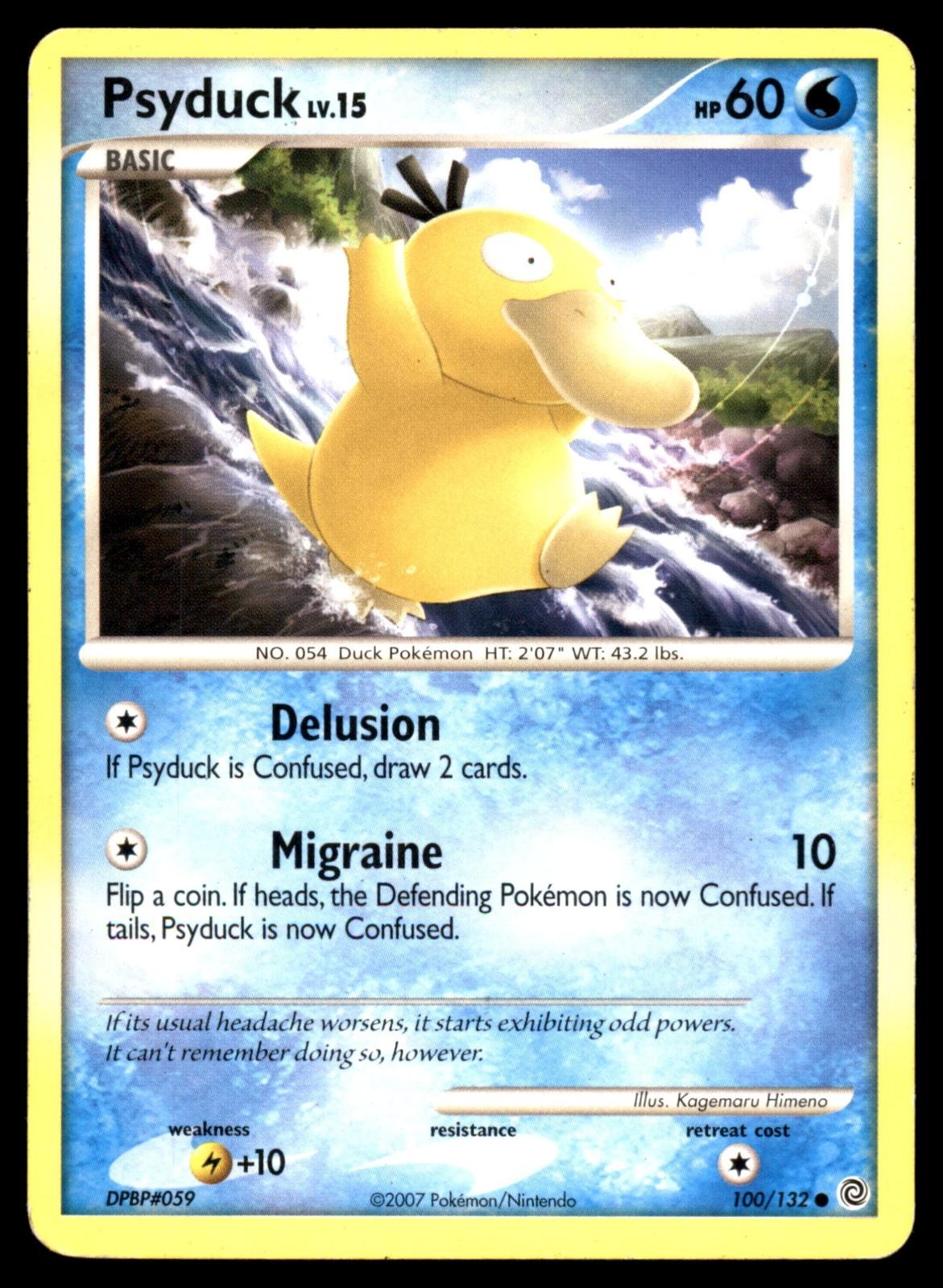 Psyduck 100/132 Common Secret Wonders Pokemon Heavily Played