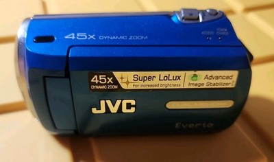 TESTED JVC Everio GZ-MS230AU Blue Digital Camcorder w/ Battery  Tested Working 
