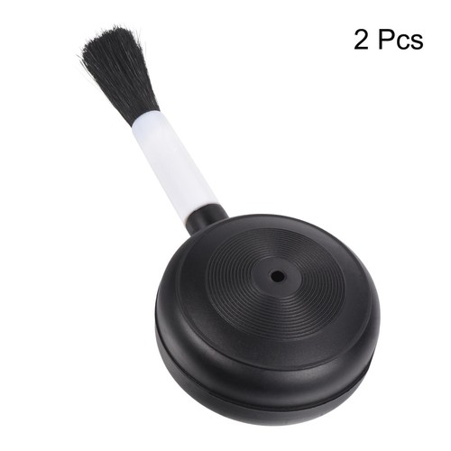 Air Dust Blower 2Pack 25mm Keyboard Brush for Computer Screens Black - Photo 3/6