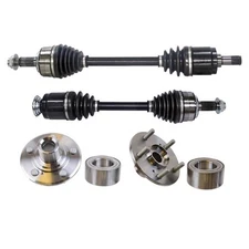 Front Wheel Hub Bearings and CV Shaft Axles for Honda CR-V 2007-2011 4PC Kit