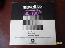 (62) Tonband maxell UD 35-180 PR auf 26,5 cm Aluspule