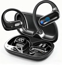 AI Translation Earbuds Real Time,182 Language Translator Earbuds,5-in-1 Open Ear