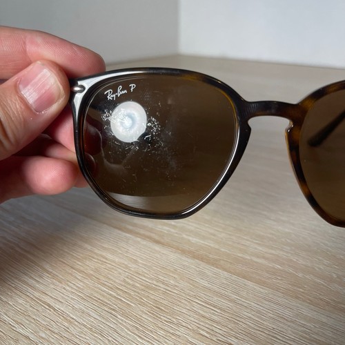 Occhiali da sole Ray-Ban RB4306 710/83 LEGGERE montatura guscio tartaruga solo 54-19-145 - Foto 5 di 10