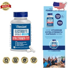 Extra Strength Electrolyte Capsules 750mg Sodium POTS Support 100ct USA GMP