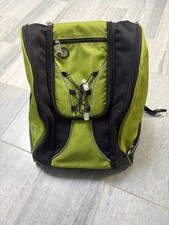 Athalon Kids Ski/Snowboard Gear Bag Black w/ Multiple Pockets Green Black