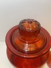 Large & Small Takahashi handblown Amberina Red Glass Canisters with Lids!! — photo 8
