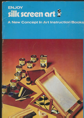 #ad Craftint Art Instruction how to Book Silk Screen Printing vintage Big Paperback $15.00