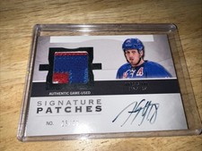 2012-13 Upper Deck The Cup Signature Patch /99 Marc Staal #SP-MS Patch Auto