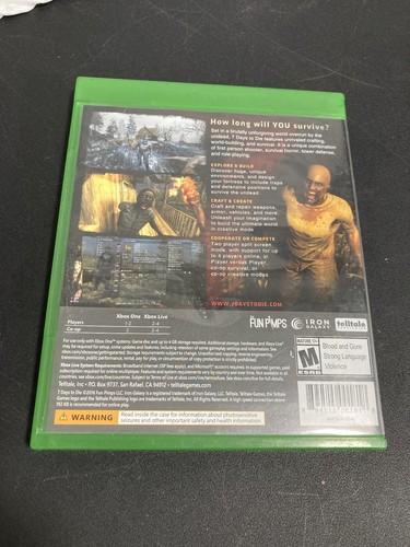 7 Days to Die Microsoft Xbox One, 2016 Telltale - senza manuale testato - Foto 2 di 3