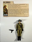 Vintage 1982 GI JOE Complete TANK COMMANDER Code Name STEELER w FILE CARD straig