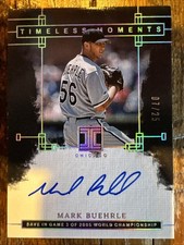 2024 Panini Impeccable Timeless Moments Signatures Mark Buehrle #TMS-MB /25 Auto