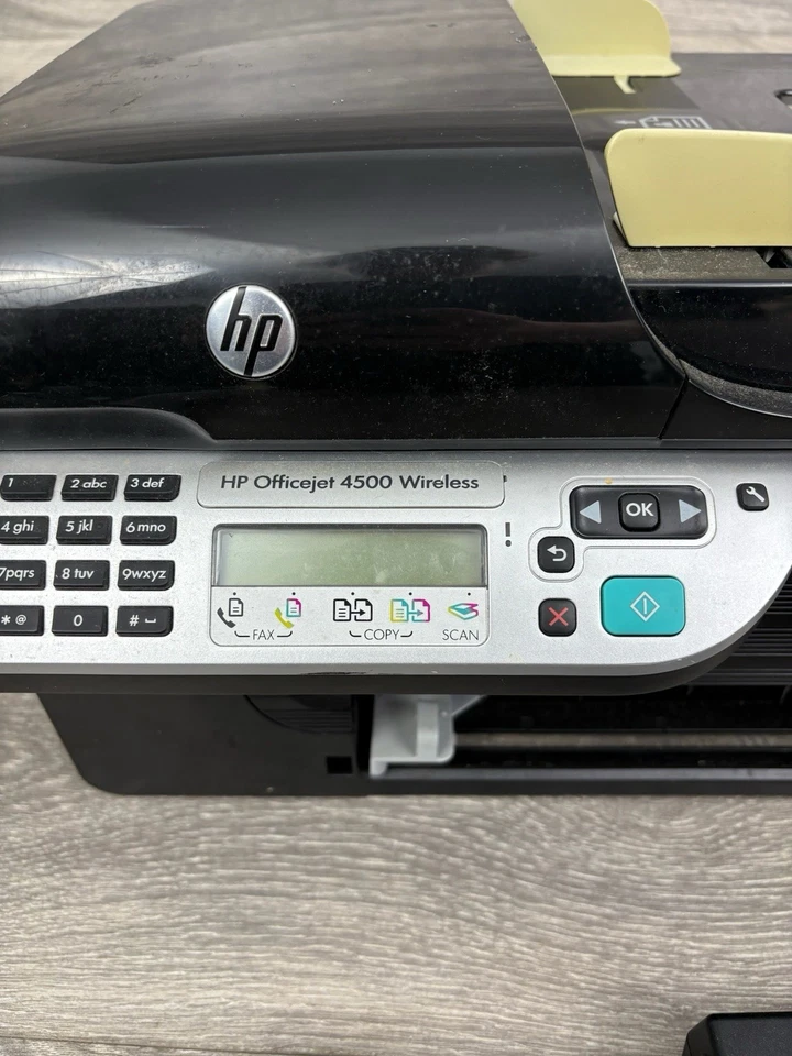 HP Officejet 4500 Printer G510n Wireless Inkjet All In One Print Copy Scan Fax - Image 3 of 4