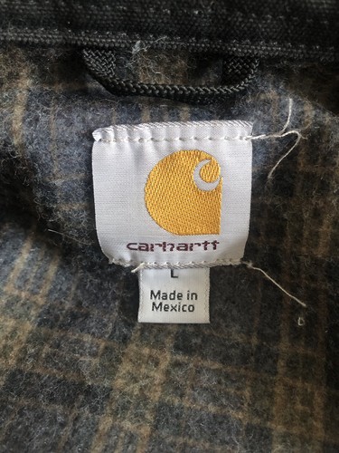 Vintage Carhartt J97 DPB Deep Blue Detroit Jacket Size Large Blanket Lined A1 - Picture 16 of 17