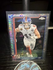 2025 Micah McFadden Topps Football Chrome Pulsar Refractor #232 New York Giants