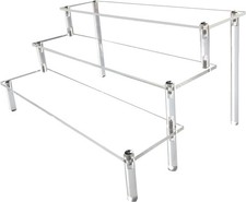 Acrylic Riser Clear Display Stand 3 Tier
