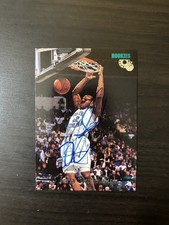 Jerry Stackhouse 1995 Classic Rookies Autograph /2370 RC Auto Signature 76ers