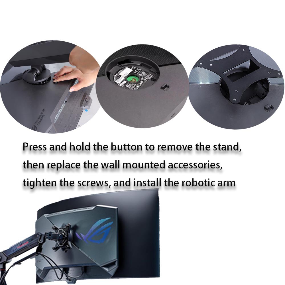 3IDEE VESA Adapter für ASUS ROG Monitor - 75x75 mm
