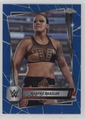 2025 Topps Chrome WWE Blue Refractor 67/150 Shayna Baszler #89 g1s