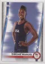 2021 Topps US Olympic & Paralympic Team and Hopefuls Simone Manuel #23 9b4
