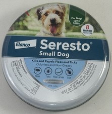 Seresto Flea and Tick Collar 8 Months Protection SMALL Dogs Under 18lbs - Sealed