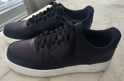 Nike Air Force 1 '07 LV8 NOS Black Summit White FB2048-001 Low Top Sneaker Nylon