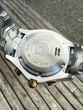 Tag Heuer Link Calibre 16 Chronograph 42mm 18K YG & Steel Silver Dial CJF2150 FS 14