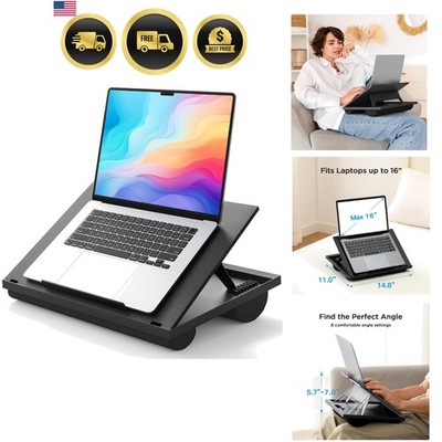 Laptop Desk, Portable Laptop Stand Fits Up to 15.6 Inch Laptops, Adjustable w...