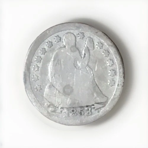 Seated Liberty Dime 1853