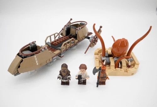 LEGO Star Wars: Desert Skiff Escape (75174) Complete Build + 3 Figures (No Boba)