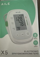 AILE X5 Blood Pressure Monitor Machine Upper Arm Large Cuff 8.7"-16.5", White