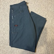 Dickies Trousers 38R Technical Cargo/Utility Pants Gray/Black Multi-Zip Pockets