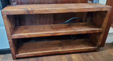 Rustic wooden Handmade Farmhouse Hall Rack, Boot/shoe Rack with Bench WALNUT