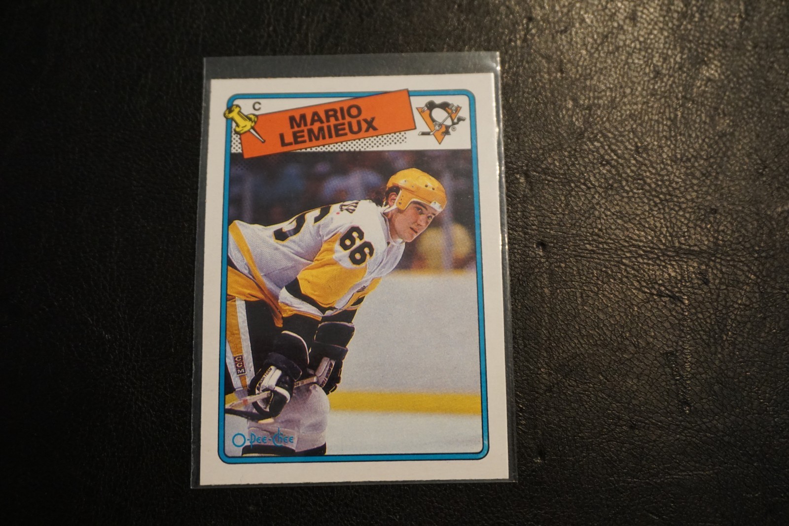 1988-89 O-Pee-Chee Hockey #1 Mario Lemieux  RAW