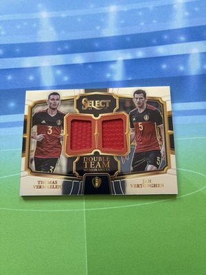 2017-18 Panini Select Double Team Relic Thomas Vermaelen Jan Vertonghen Belgium