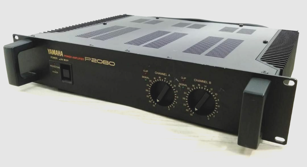 YAMAHA ヤマハ P2080 YAMAHA P2080 Stereo Power Amplifier Amp 80W+80W Used Tested