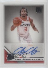 2019-20 Panini Clearly Donruss Rated Rookie Chris Clemons #CA-CCL Auto nd3