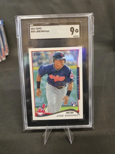 2014 Topps Jose Ramirez #424 RC SGC 9 Mint Guardians 🔥 🔥 NEW SLAB!!!!
