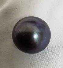 Charming Huge 17mm South Sea Genuine Black Grayish Round Loose Pearl UnDrilled