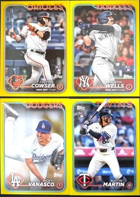2024 Topps Update Series YELLOW BORDER U' pick 'em: $1-2.00 Buy 2 get 1 Free