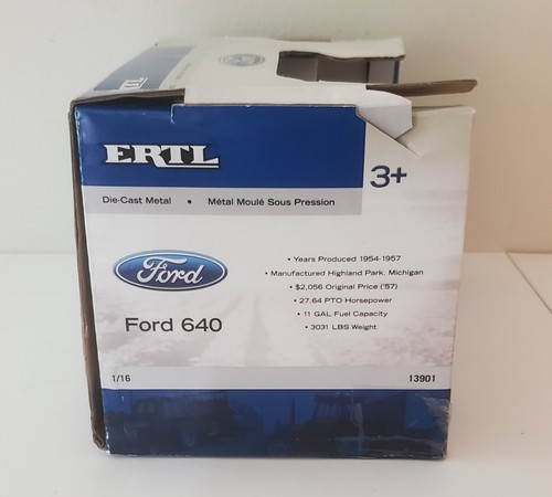 Ertl NIB Ford 640 Tractor 1/16 - Picture 3 of 4