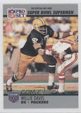 1990 Pro Set Super Bowl XXV Silver Anniversary Box Set Willie Davis #75 HOF 0h1