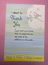 people like you make a difference-Thank you-  blue mountain arts greeting card
